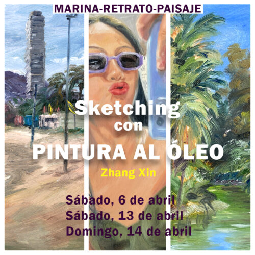 Curso de sketching al óleo: Paisaje-Marina-Retrato